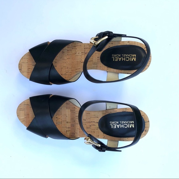 Michael Kors cork strappy heals - Picture 4 of 9